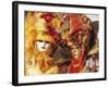 People Wearing Masked Carnival Costumes, Venice Carnival, Venice, Veneto, Italy-Bruno Morandi-Framed Photographic Print