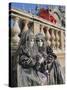 People Wearing Masked Carnival Costumes, Venice Carnival, Venice, Veneto, Italy-Bruno Morandi-Stretched Canvas