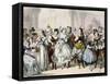 People Wearing Masks, France, 19th Century-null-Framed Stretched Canvas