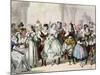 People Wearing Masks, France, 19th Century-null-Mounted Giclee Print