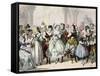 People Wearing Masks, France, 19th Century-null-Framed Stretched Canvas