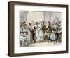 People Wearing Masks, France, 19th Century-null-Framed Giclee Print