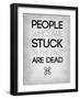 People Who are Stuck 1-NaxArt-Framed Art Print