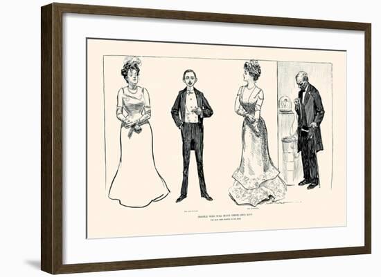 People Who Will Have Their Own Way-Charles Dana Gibson-Framed Art Print