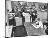 People Working in a Drafting Room-Bernard Hoffman-Mounted Photographic Print