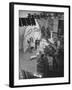 People Working in the Dumont Television Studio in Wanamakers Department Store-null-Framed Photographic Print