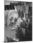 People Working in the Dumont Television Studio in Wanamakers Department Store-null-Mounted Photographic Print