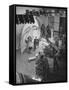 People Working in the Dumont Television Studio in Wanamakers Department Store-null-Framed Stretched Canvas