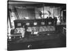 People Working in the Dumont Television Studio in Wanamakers Department Store-null-Stretched Canvas