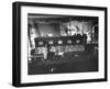 People Working in the Dumont Television Studio in Wanamakers Department Store-null-Framed Photographic Print