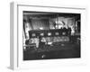 People Working in the Dumont Television Studio in Wanamakers Department Store-null-Framed Photographic Print