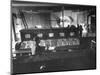 People Working in the Dumont Television Studio in Wanamakers Department Store-null-Mounted Photographic Print