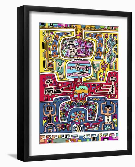 People YRB-Miguel Balbas-Framed Giclee Print