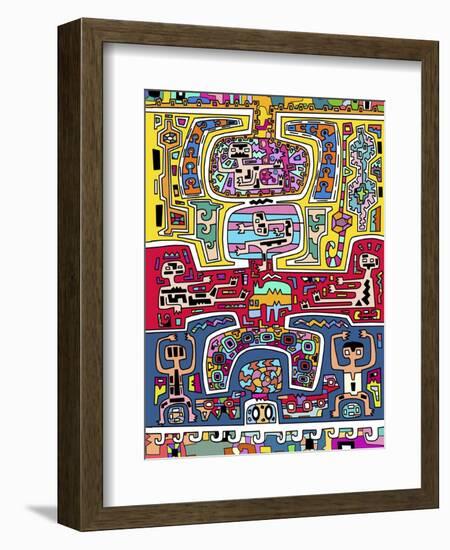 People YRB-Miguel Balbas-Framed Giclee Print