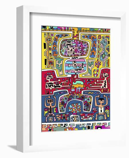 People YRB-Miguel Balbas-Framed Giclee Print