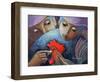 People-Oscar Ortiz-Framed Giclee Print