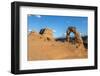 Peoples at Delicate Arch at golden hour, Arches National Park, Moab, Grand County, Utah, United Sta-Francesco Vaninetti-Framed Photographic Print