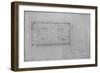 Peoples Savings Bank, Cedar Rapids, Iowa: Basement Plan, 1909-11-Louis Sullivan-Framed Giclee Print