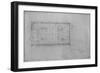 Peoples Savings Bank, Cedar Rapids, Iowa: Basement Plan, 1909-11-Louis Sullivan-Framed Giclee Print