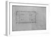 Peoples Savings Bank, Cedar Rapids, Iowa: Basement Plan, 1909-11-Louis Sullivan-Framed Giclee Print