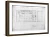 Peoples Savings Bank, Cedar Rapids, Iowa: Ceiling Plan, 1909-11-Louis Sullivan-Framed Giclee Print