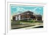Peoria, Illinois, Exterior View of the New High School Building-Lantern Press-Framed Premium Giclee Print