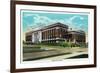 Peoria, Illinois, Exterior View of the New High School Building-Lantern Press-Framed Premium Giclee Print