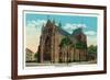 Peoria, Illinois, Exterior View of the Scottish Rite Cathedral-Lantern Press-Framed Premium Giclee Print