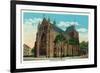 Peoria, Illinois, Exterior View of the Scottish Rite Cathedral-Lantern Press-Framed Premium Giclee Print