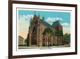 Peoria, Illinois, Exterior View of the Scottish Rite Cathedral-Lantern Press-Framed Art Print