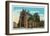 Peoria, Illinois, Exterior View of the Scottish Rite Cathedral-Lantern Press-Framed Art Print