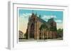 Peoria, Illinois, Exterior View of the Scottish Rite Cathedral-Lantern Press-Framed Art Print