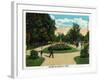 Peoria, Illinois, Scenic View in Bradley Park-Lantern Press-Framed Art Print