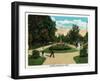 Peoria, Illinois, Scenic View in Bradley Park-Lantern Press-Framed Art Print