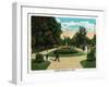 Peoria, Illinois, Scenic View in Bradley Park-Lantern Press-Framed Art Print