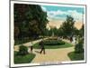 Peoria, Illinois, Scenic View in Bradley Park-Lantern Press-Mounted Art Print