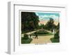 Peoria, Illinois, Scenic View in Bradley Park-Lantern Press-Framed Art Print