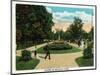 Peoria, Illinois, Scenic View in Bradley Park-Lantern Press-Mounted Art Print