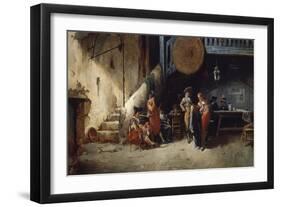 Pepe-Hillo Aprendiendo a Torear, 1889-Angel Lizcano-Framed Giclee Print