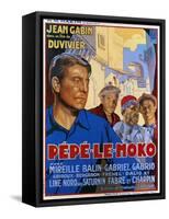 Pepe Le Moko, Jean Gabin (Left), 1937-null-Framed Stretched Canvas