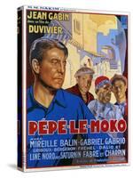 Pepe Le Moko, Jean Gabin (Left), 1937-null-Stretched Canvas