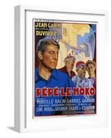 Pepe Le Moko, Jean Gabin (Left), 1937-null-Framed Art Print