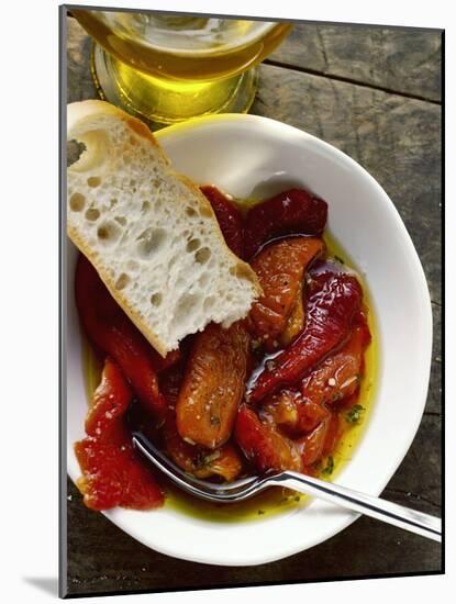 Peperonata (Red Peppers Marinated in Oil, Italy)-null-Mounted Photographic Print