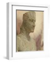 Pepi I, Pharaoh Statue-Winifred Brunton-Framed Art Print