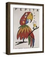 Pepita the Parrot-Vintage Apple Collection-Framed Giclee Print