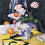 Roses and Oranges-Peploe-Framed Stretched Canvas