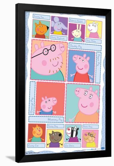 Peppa Pig - Grid-Trends International-Framed Poster