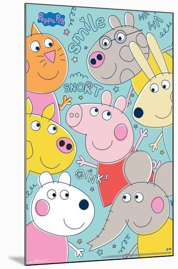 Peppa Pig - Group-Trends International-Mounted Poster