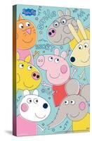 Peppa Pig - Group-Trends International-Stretched Canvas