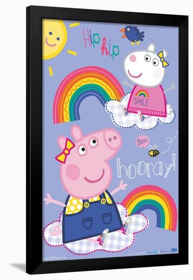 Peppa Pig - Hooray-Trends International-Framed Poster